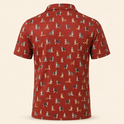 Australian Shepherd Polo Shirt - Performance Golf Polo