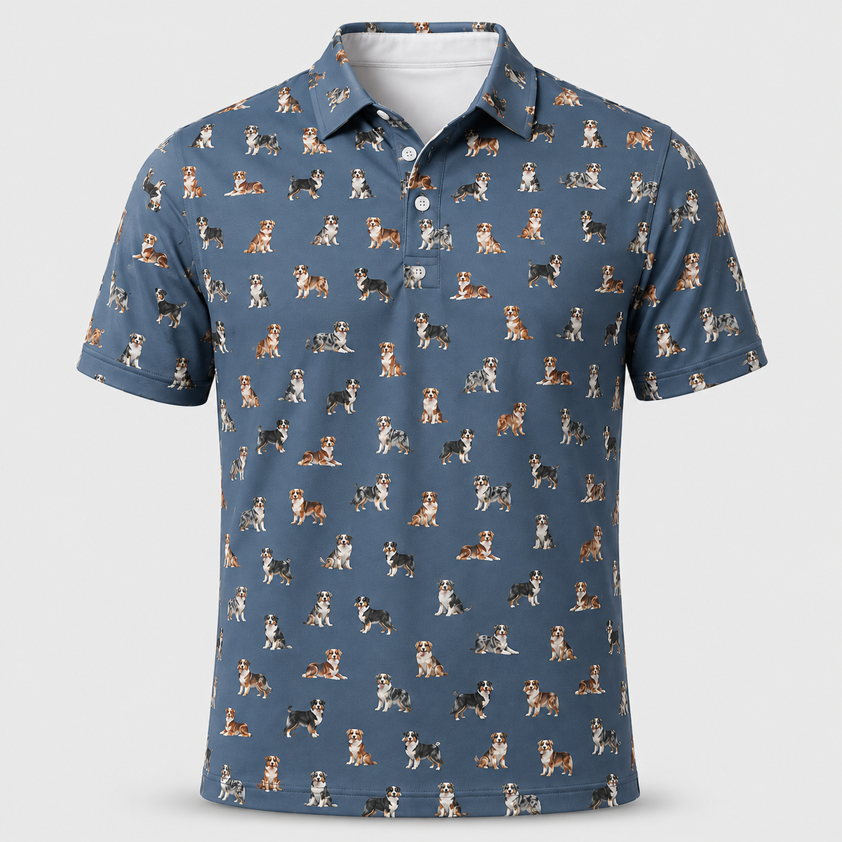 Australian Shepherd Polo Shirt - Performance Golf Polo