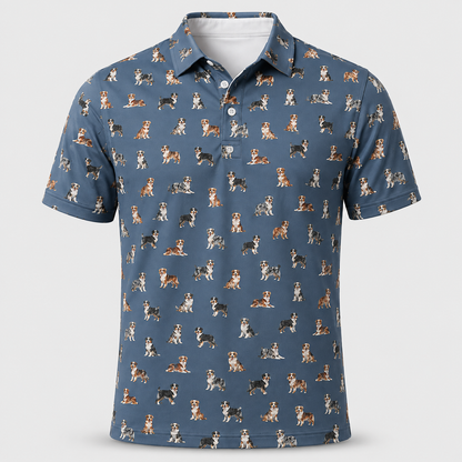 Australian Shepherd Polo Shirt - Performance Golf Polo