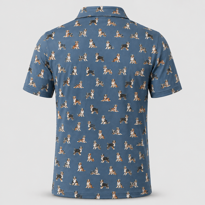 Australian Shepherd Polo Shirt - Performance Golf Polo