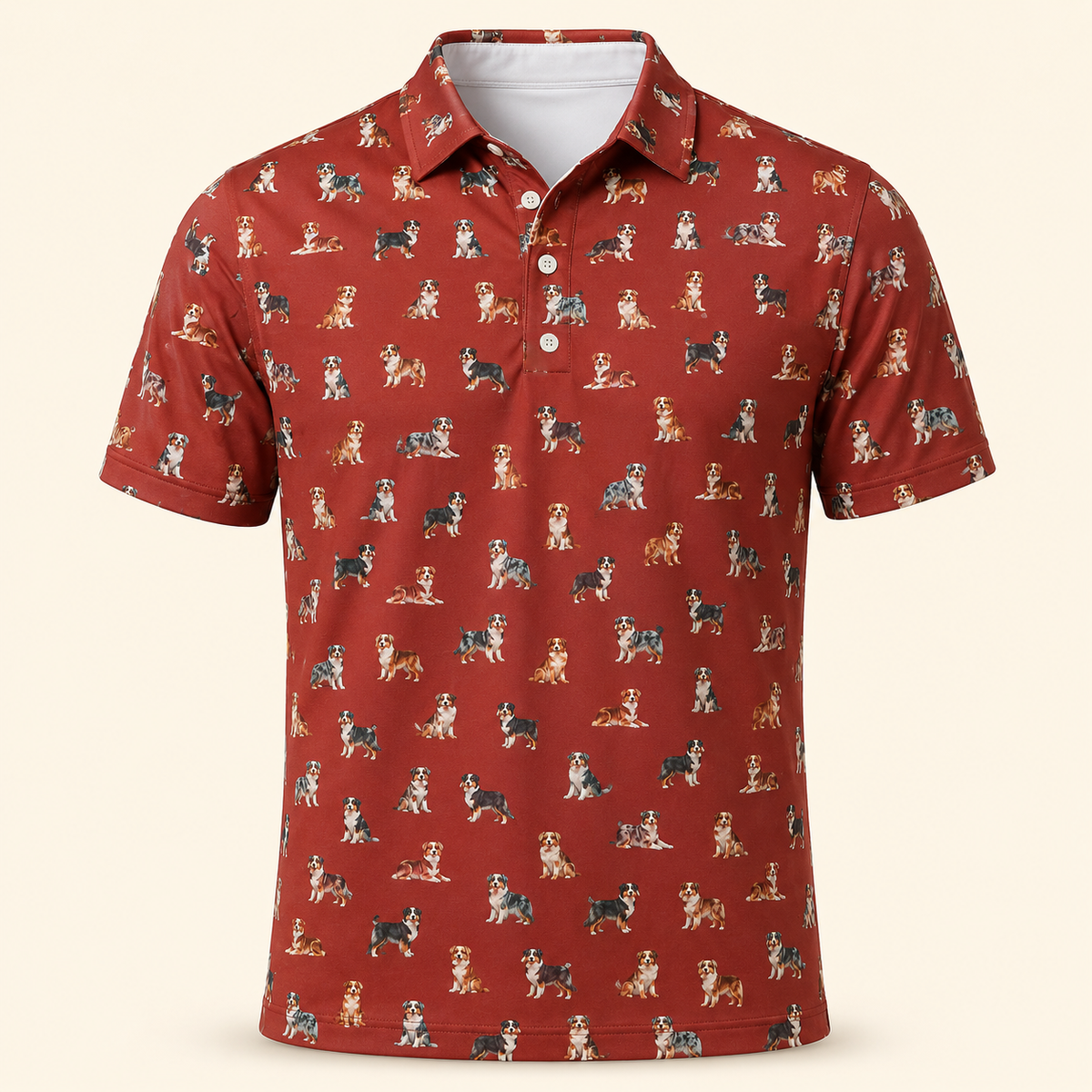 Australian Shepherd Polo Shirt - Performance Golf Polo