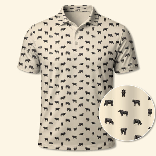 Black Angus Polo Shirt - Performance Golf Polo