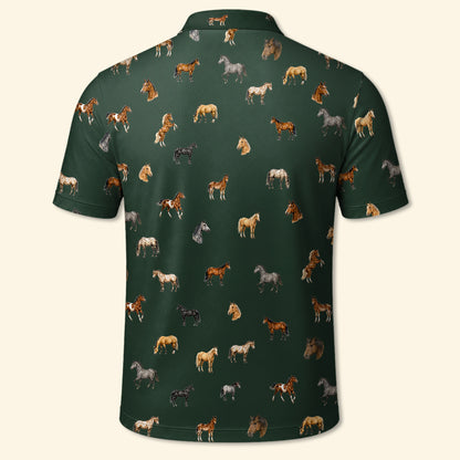 Horse Polo Shirt - Performance Golf Polo