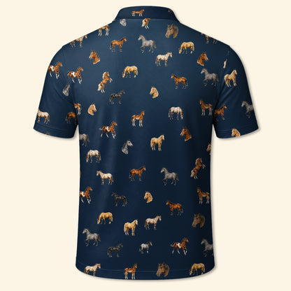 Horse Polo Shirt - Performance Golf Polo